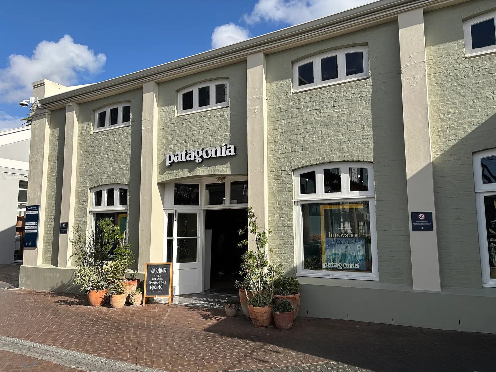 The Patagonia store at the Victoria and Alfred Waterfront in Cape Town.