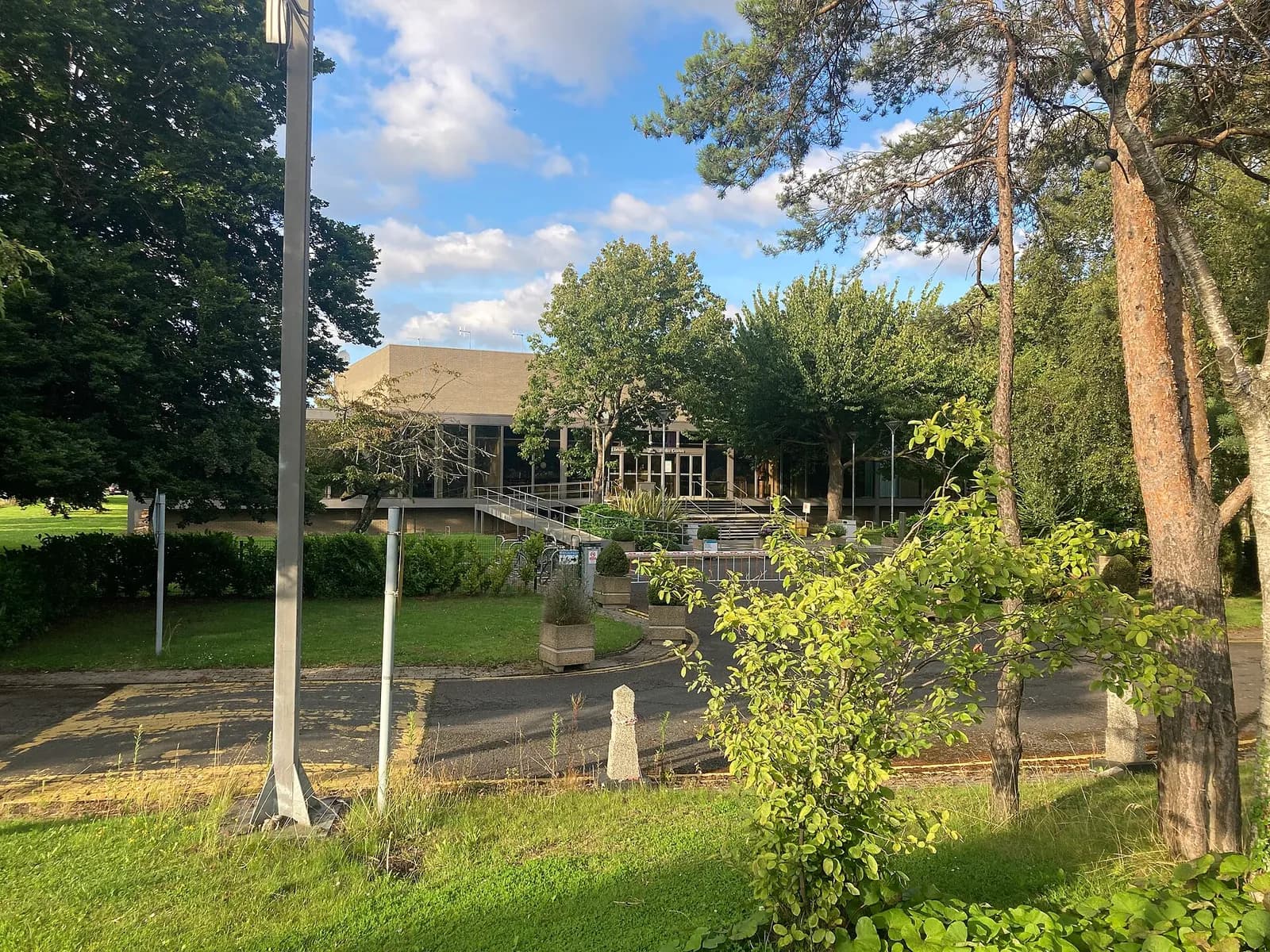 Exterior of RTÉ Radio Centre on Stillorgan Road in Dublin.