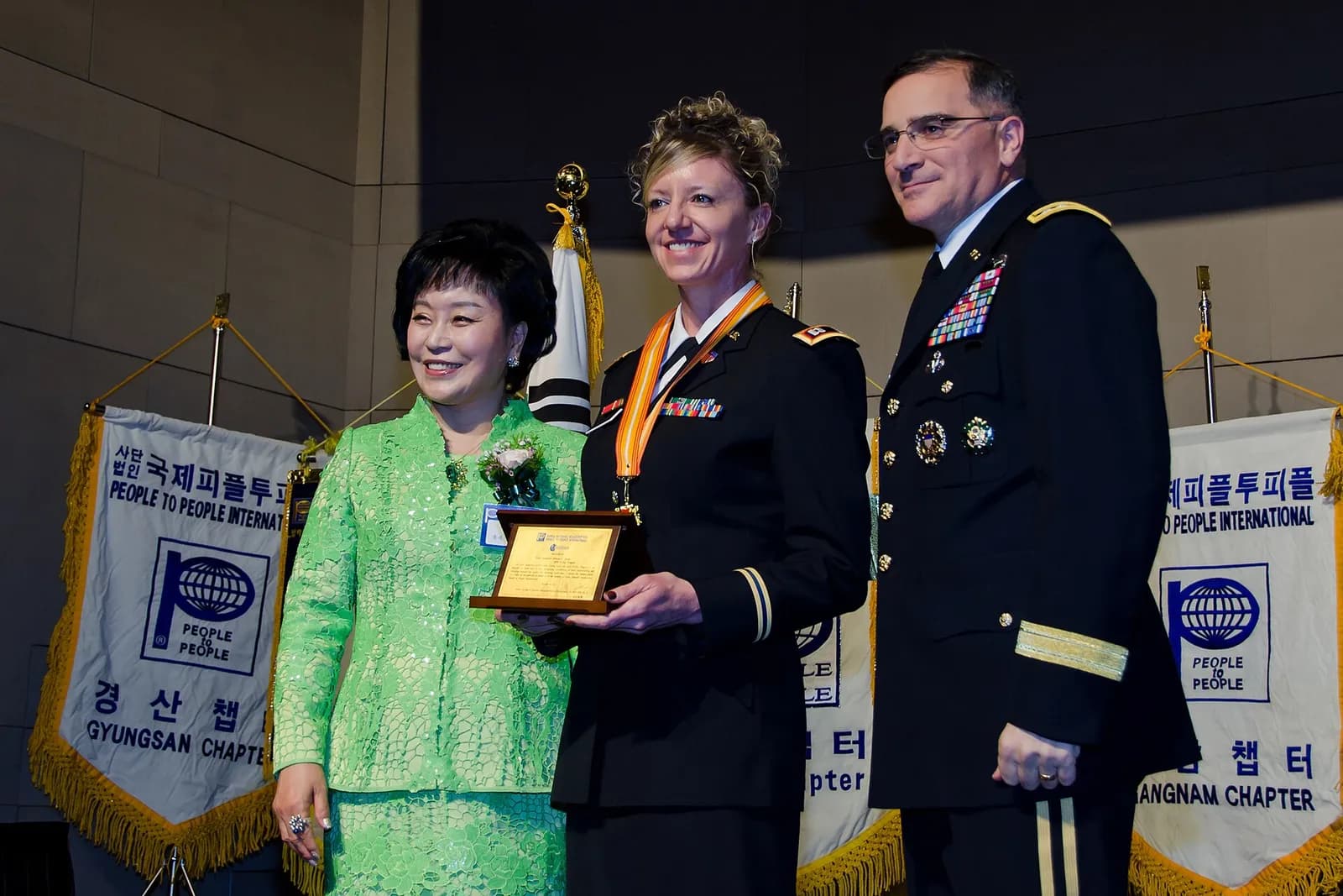 U.S. Forces Korea commander Gen. Curtis M. Scaparrotti attends an award banquet in Seoul.