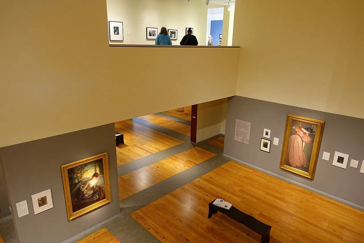 Interior of the Charles Shipman Payson Building at the Portland Museum of Art in Maine