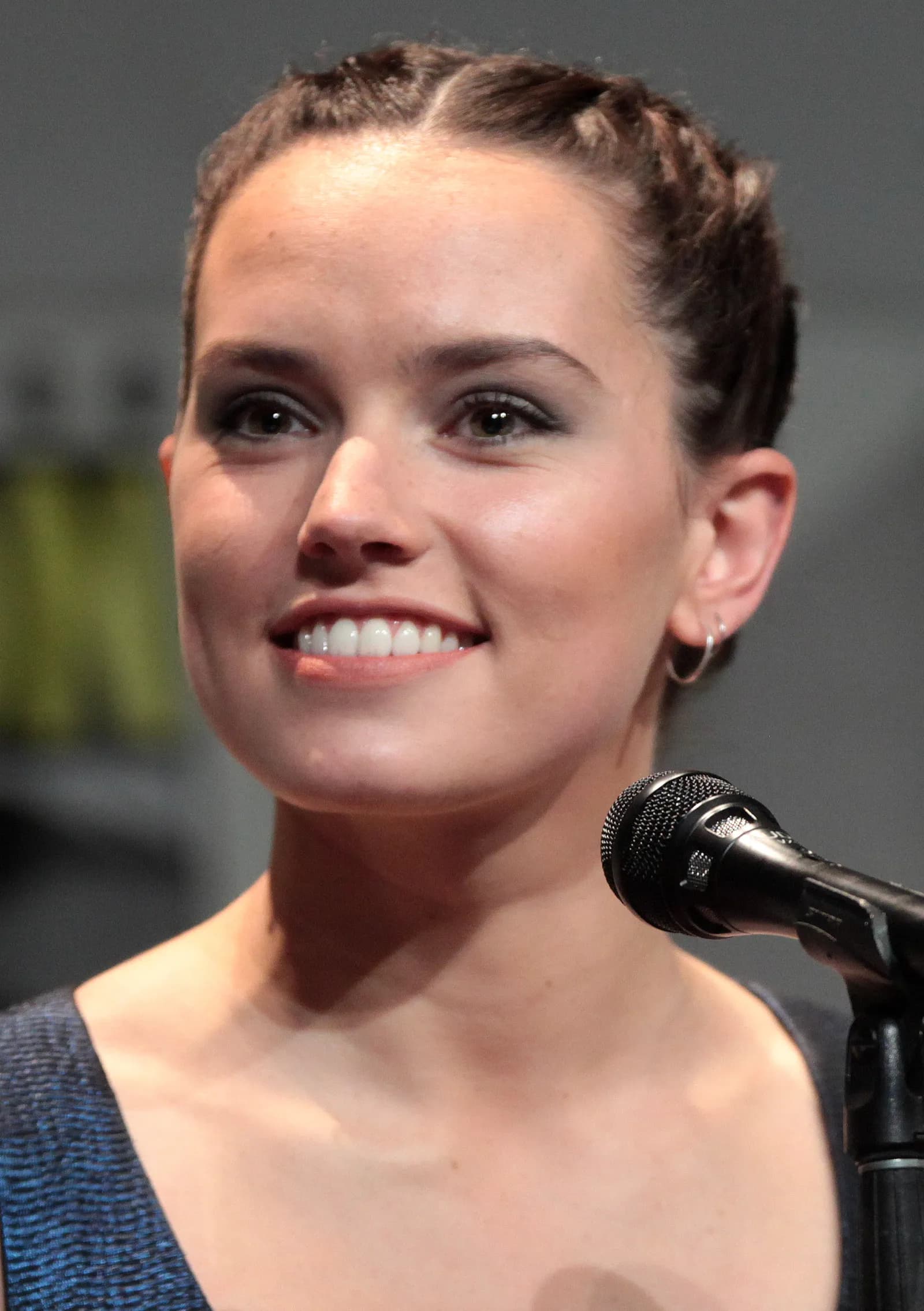 Daisy Ridley at San Diego Comic-Con in 2015.
