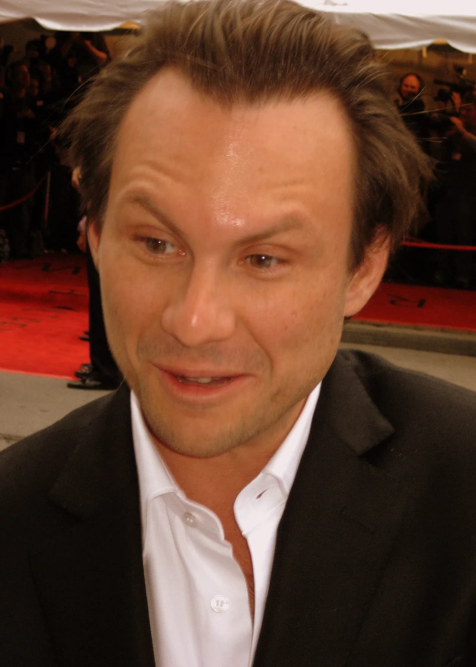 Christian Slater at a film premiere.