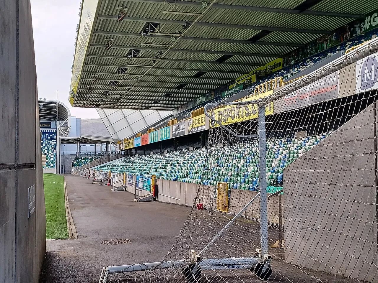 Windsor Park football stadium in Belfast