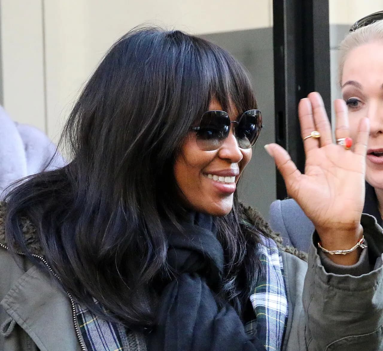 Naomi Campbell photographed in Vienna in 2014