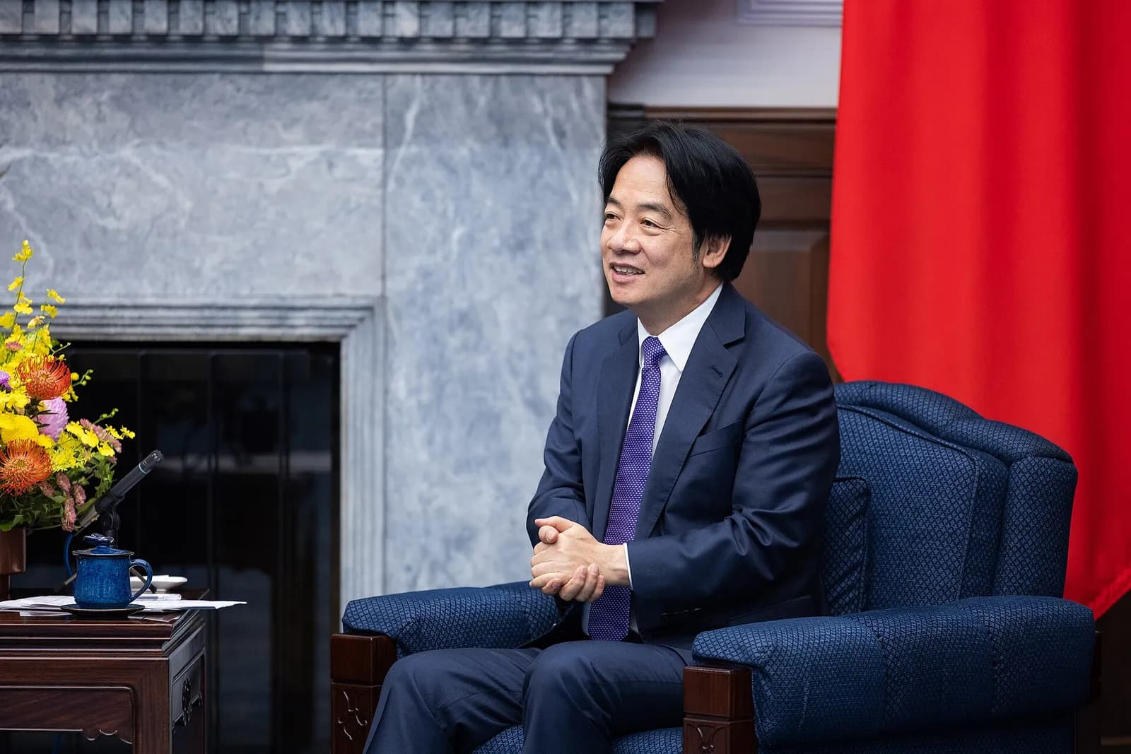 Taiwan President Lai Ching-te at an official event