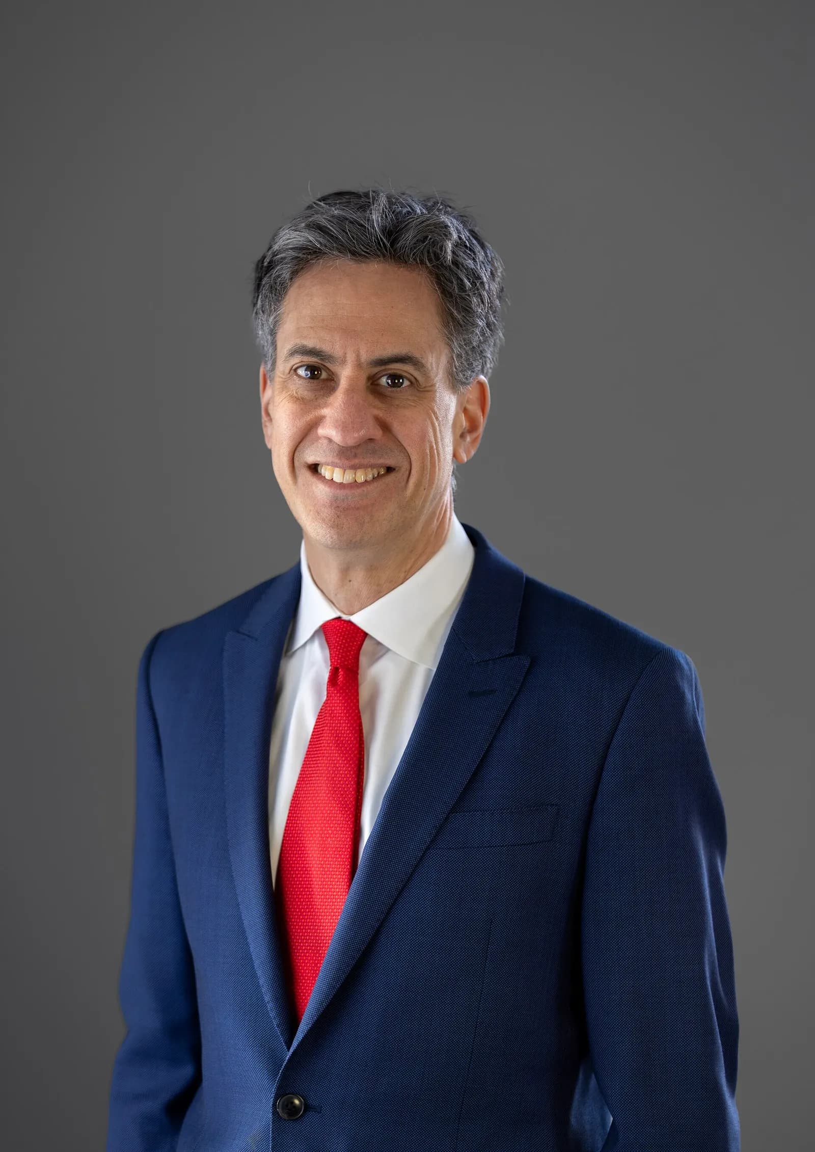 Portrait of Ed Miliband, then Secretary of State for Energy Security and Net Zero.