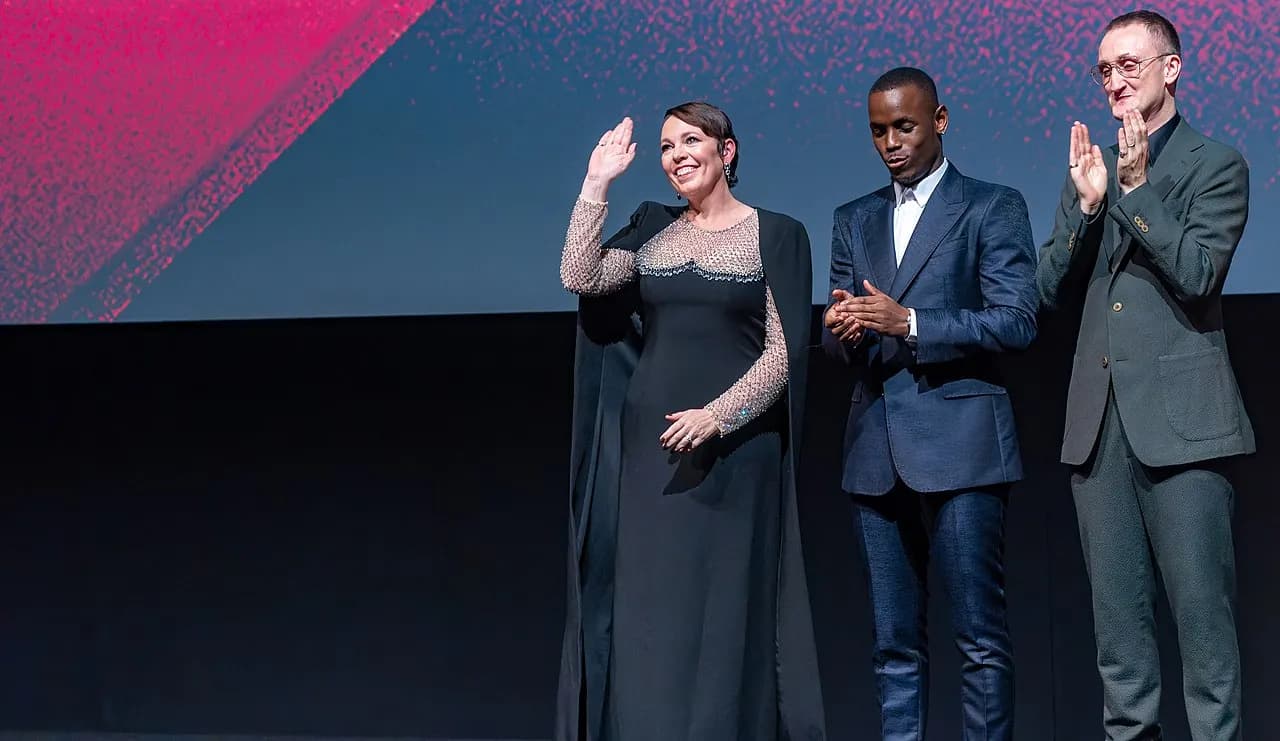 Olivia Colman at the Empire of Light gala during the 2022 BFI London Film Festival