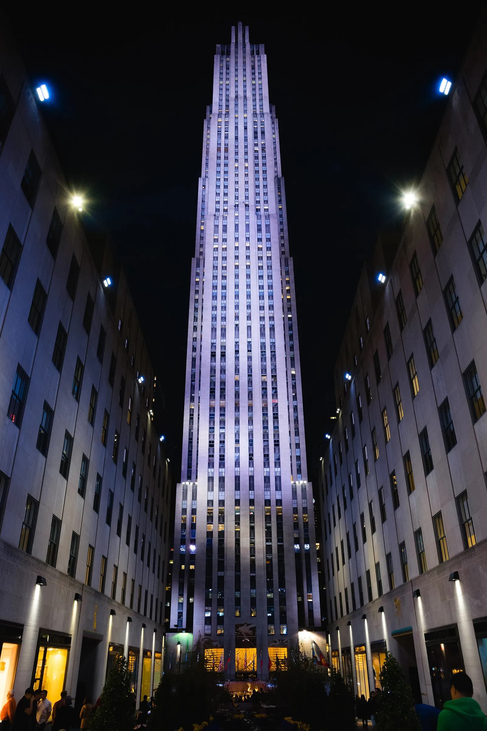 Exterior of 30 Rockefeller Plaza in Midtown Manhattan.