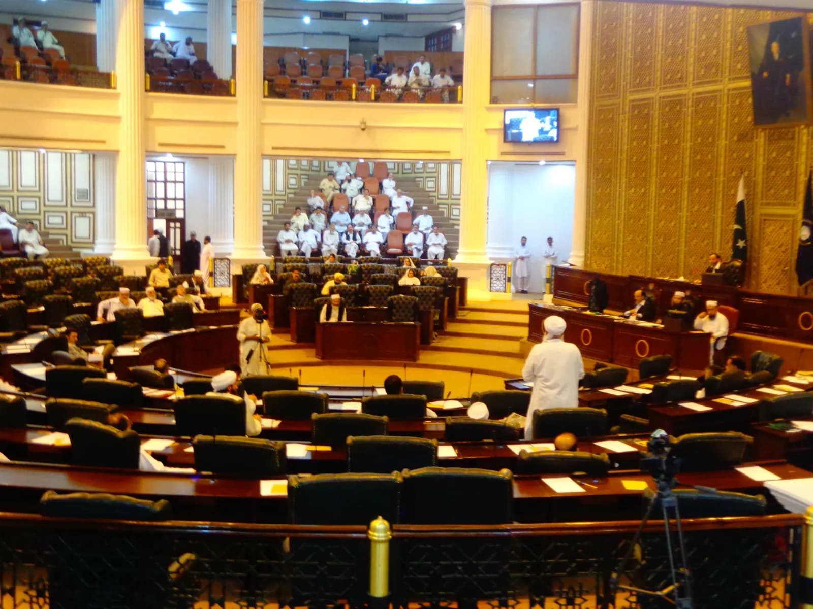 The House of the Khyber Pakhtunkhwa Provincial Assembly in Peshawar.