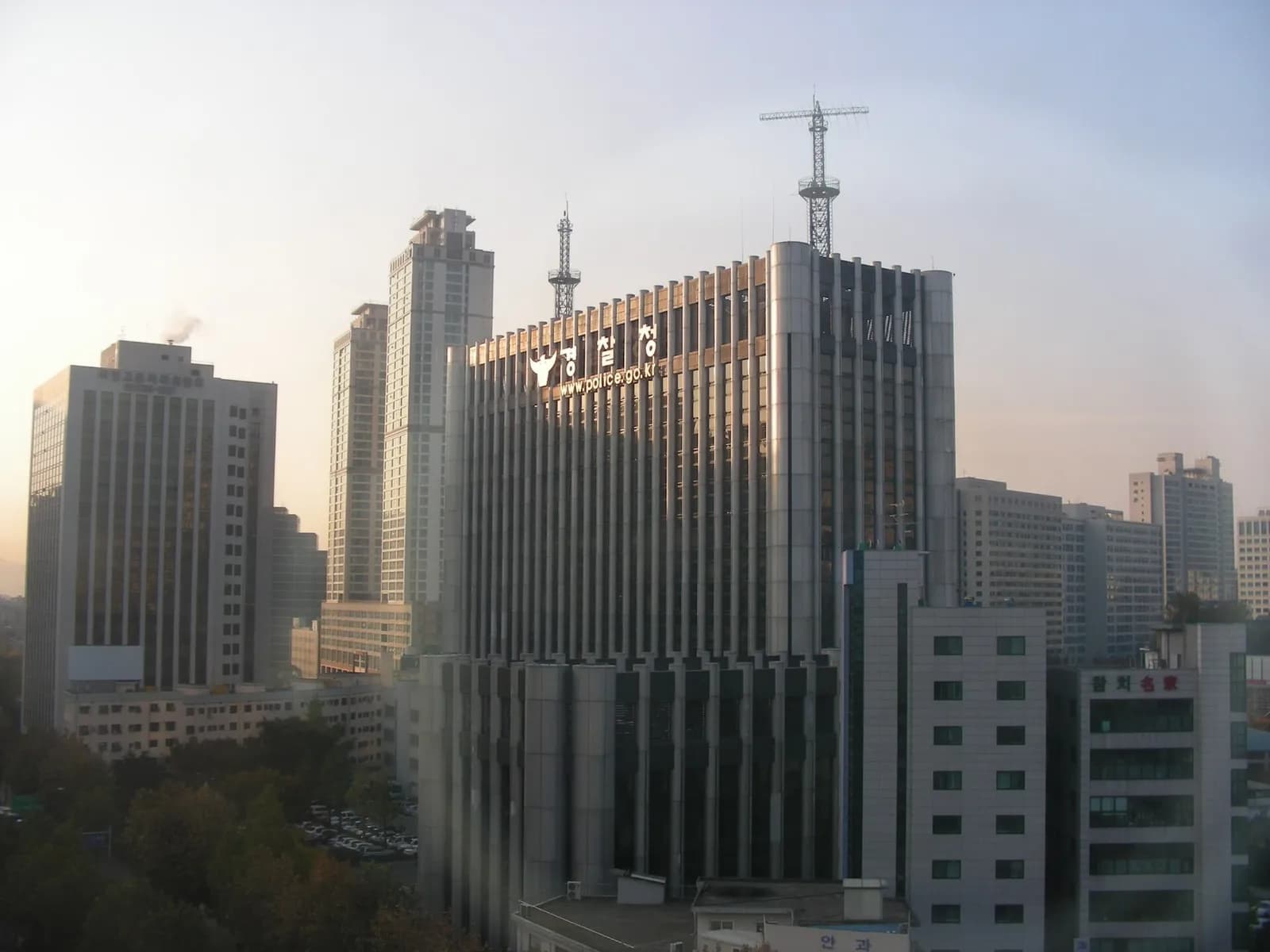 The Korean National Police Agency building in Seodaemun-gu, Seoul.