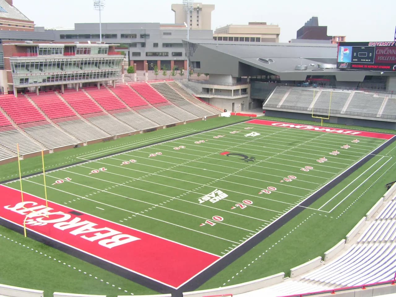 Nippert Stadium on the University of Cincinnati campus