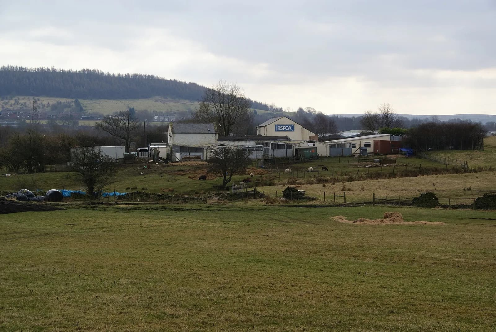 Exterior of the RSPCA Altham Animal Centre in Lancashire.
