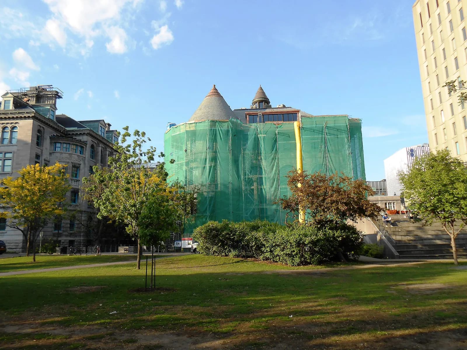 View of McGill University’s downtown campus in Montreal.