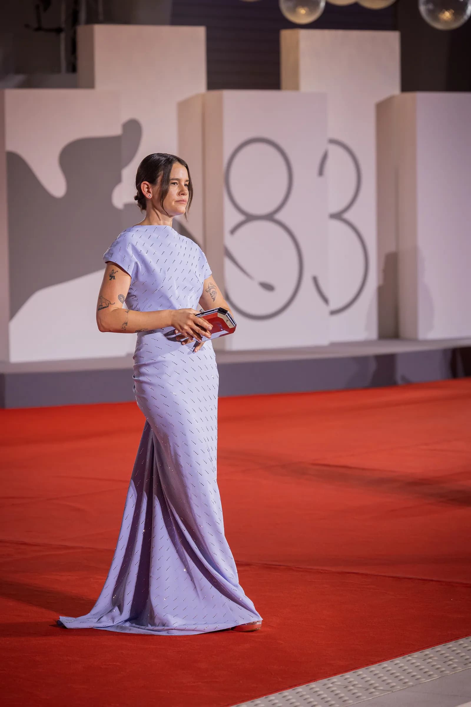 Sosie Bacon at the 83rd Venice International Film Festival in Venice, Italy.