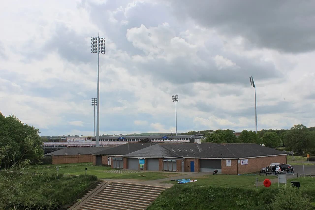 Riverside Cricket Ground in Chester-le-Street, photographed in 2023