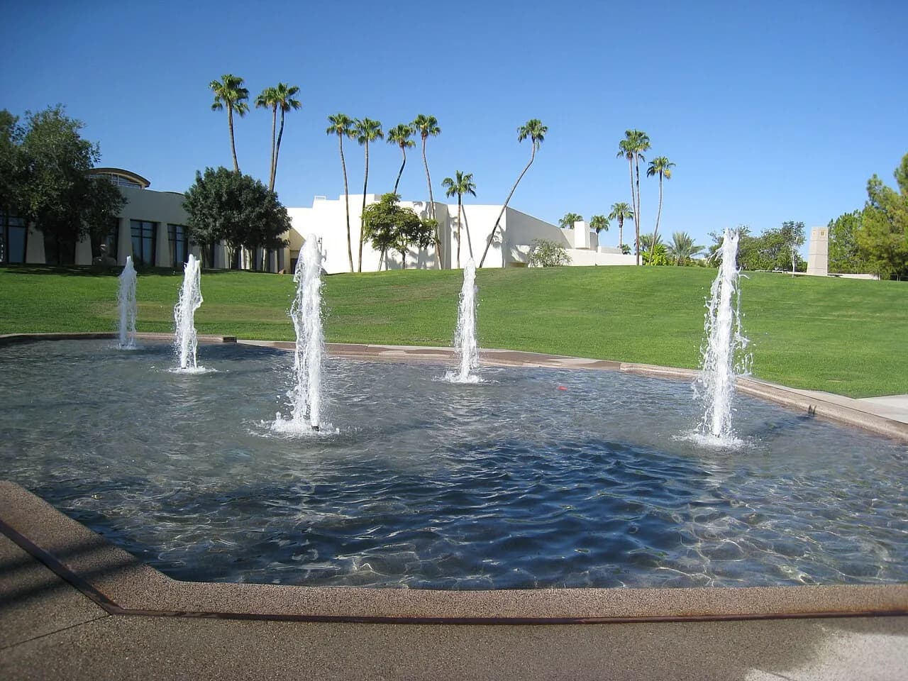 Scottsdale Civic Plaza and the Scottsdale Museum of Contemporary Art in Arizona