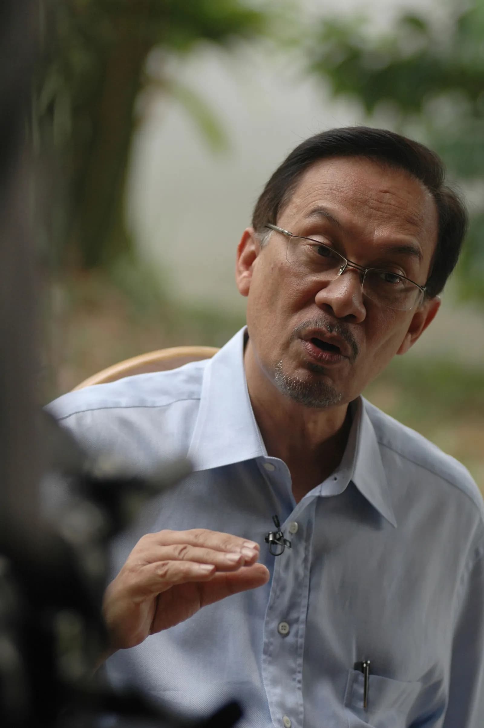 Malaysian politician Anwar Ibrahim, photographed in 2008.