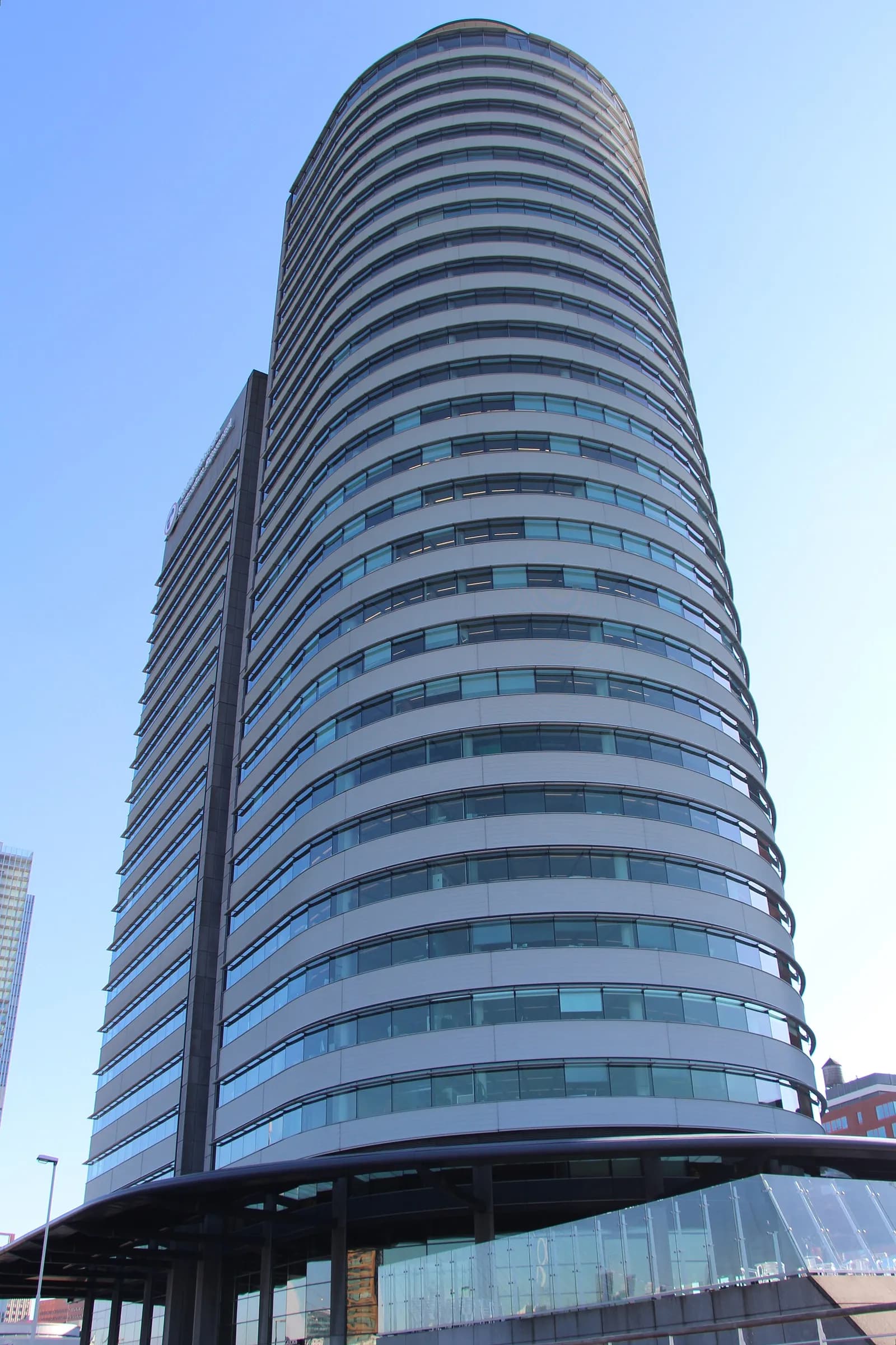 World Port Center, the headquarters of the Port Authority, at Wilhelminakade in Rotterdam.
