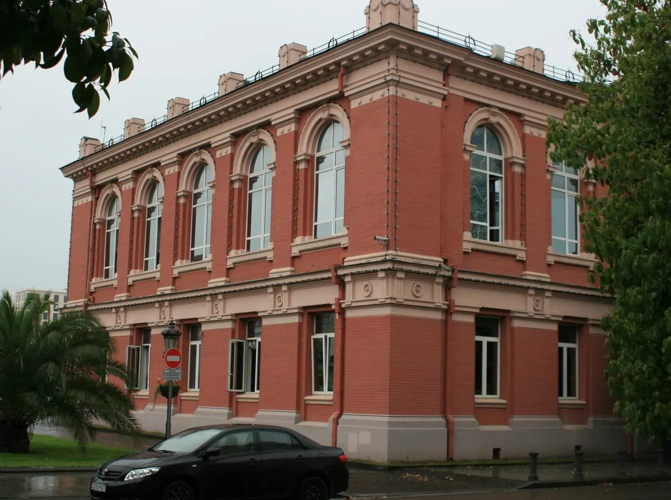 Exterior of the Constitutional Court of Georgia building in Batumi.