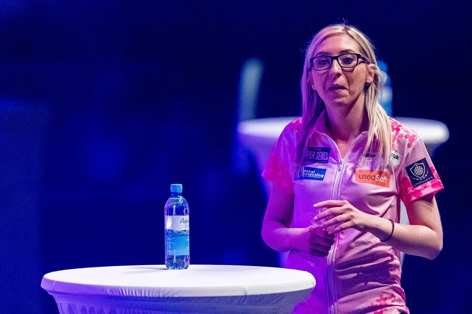 Fallon Sherrock at the Mannheim Darts Gala