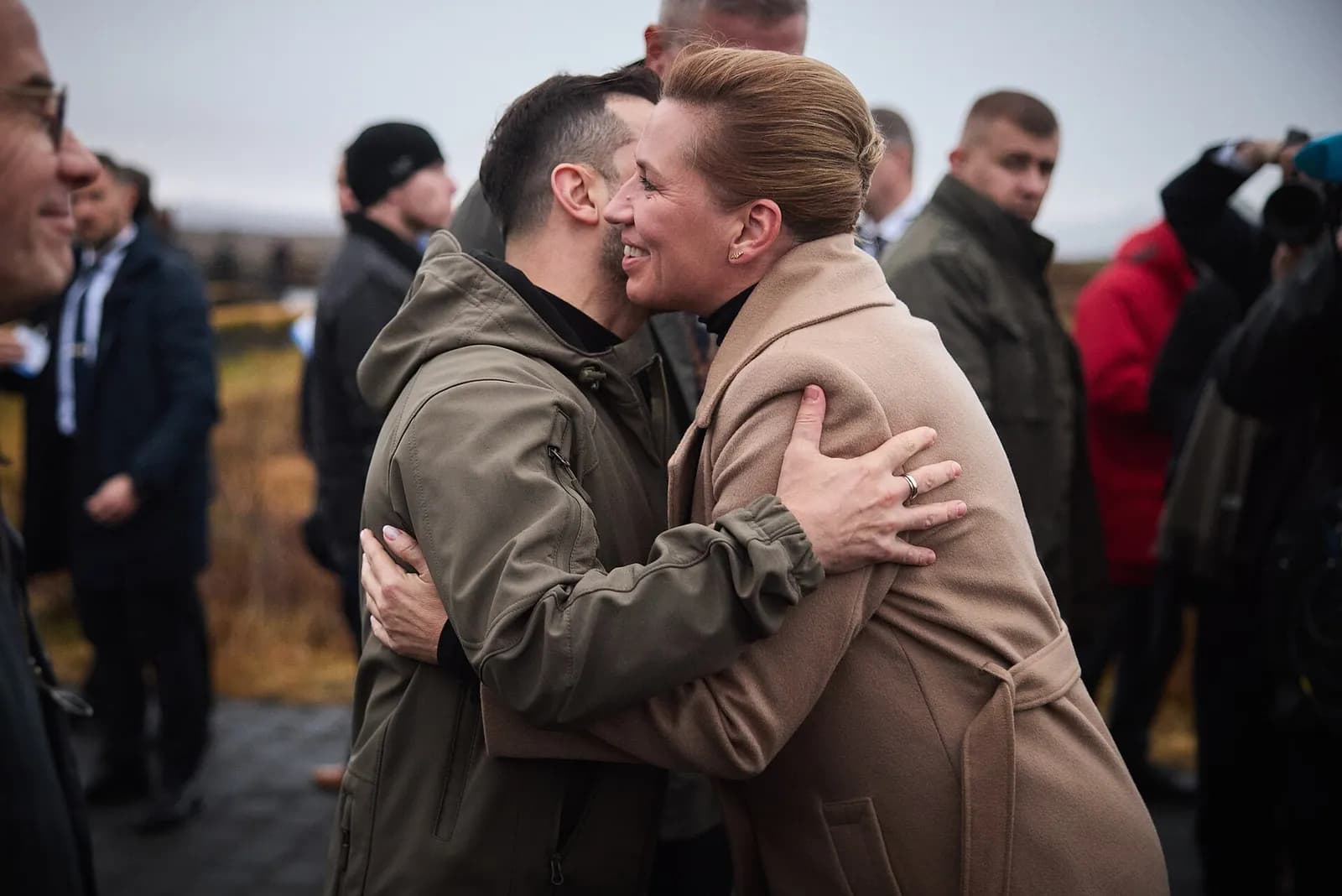 Ukrainian President Volodymyr Zelenskyy at the Ukraine-Nordic Summit in Reykjavík.