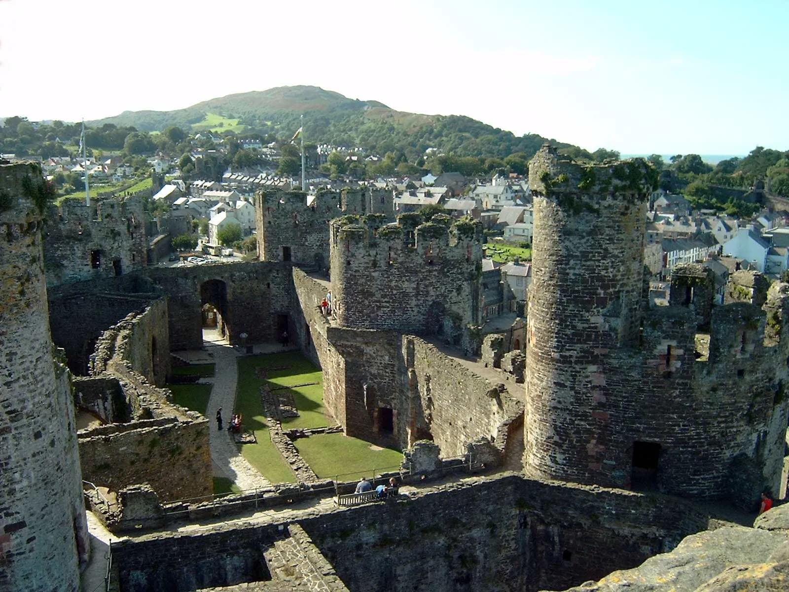 Conwy Castle in Conwy, north Wales
