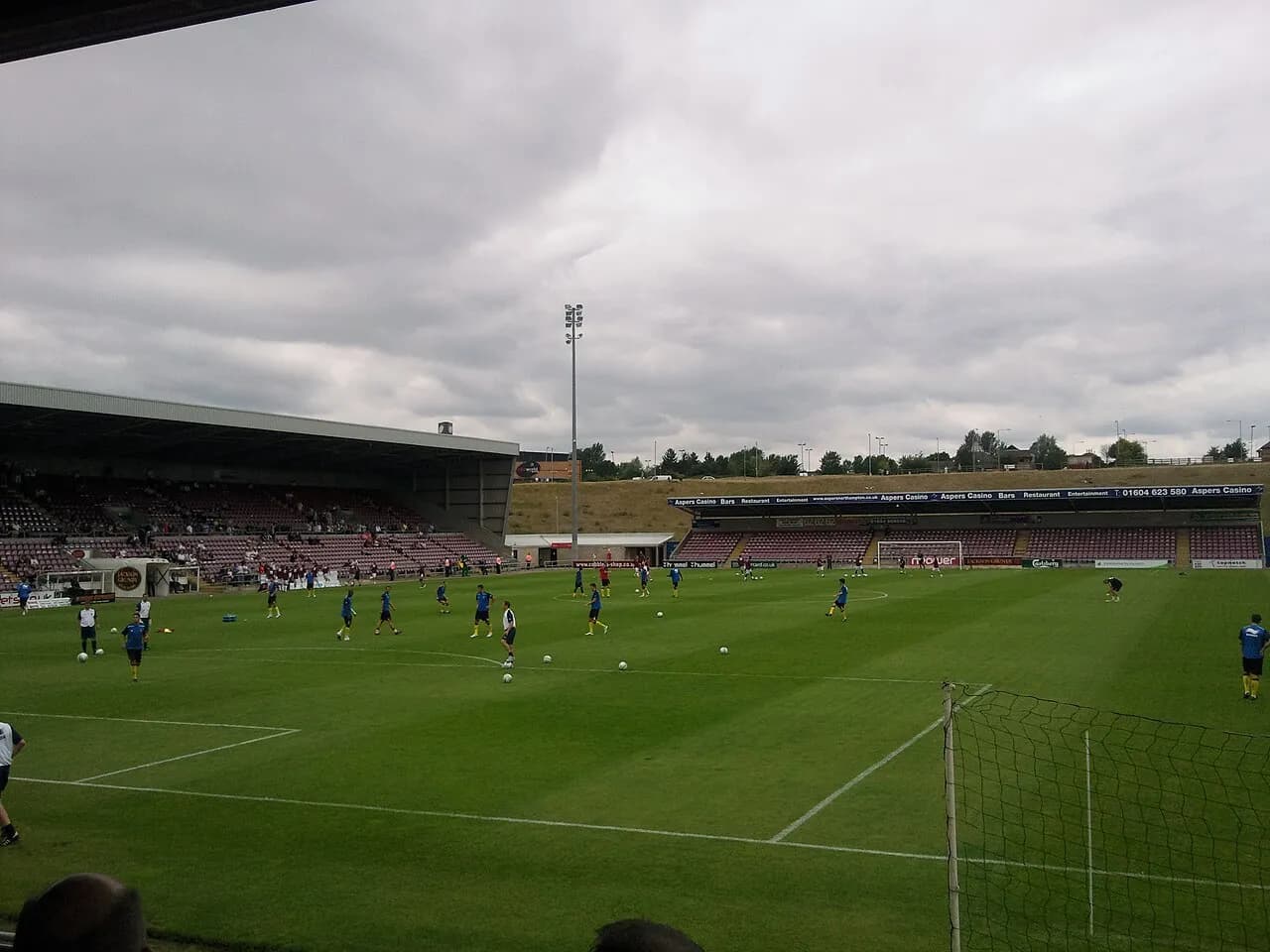 View of Sixfields Stadium, Northampton Town’s football ground