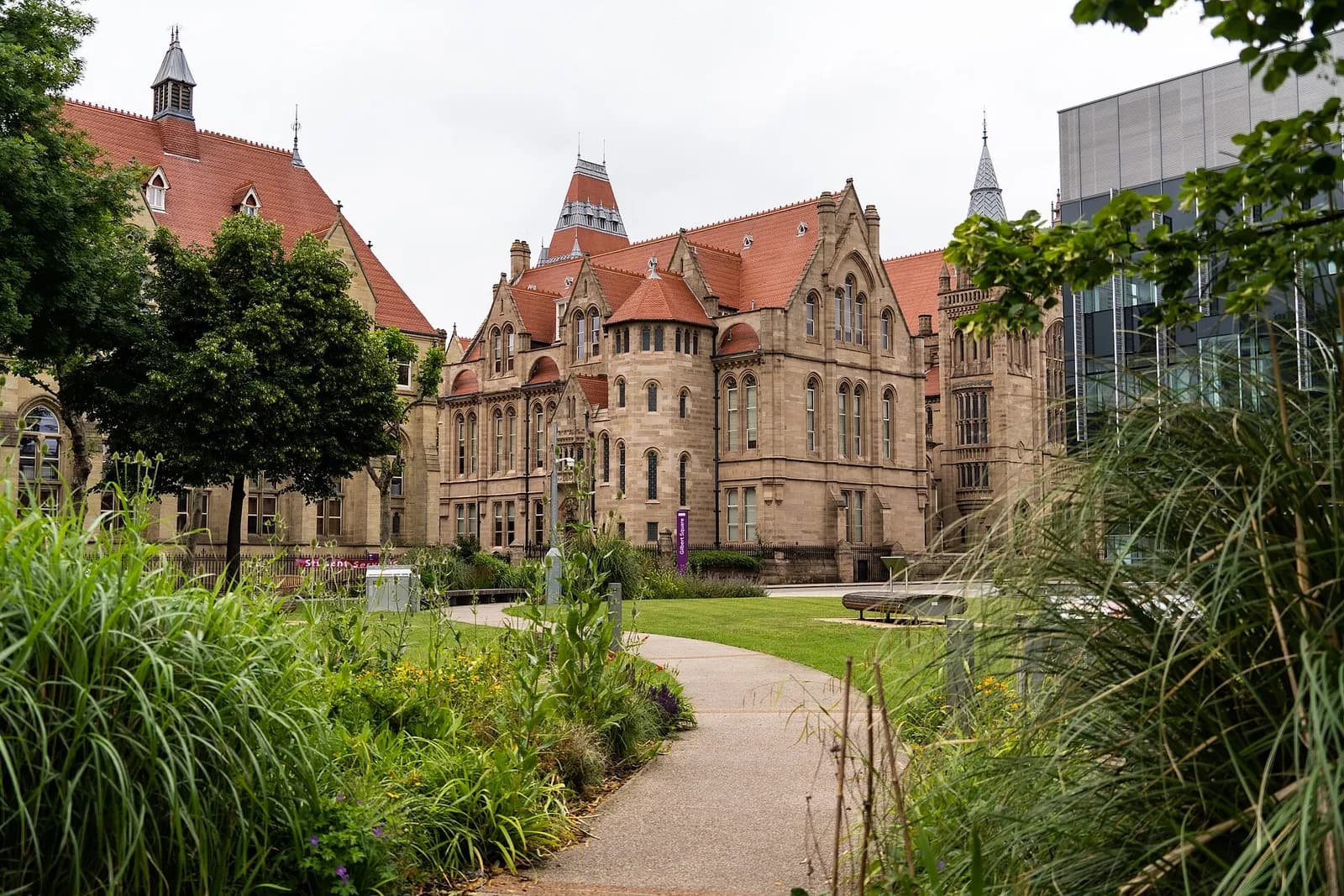 A view of part of the University of Manchester campus.