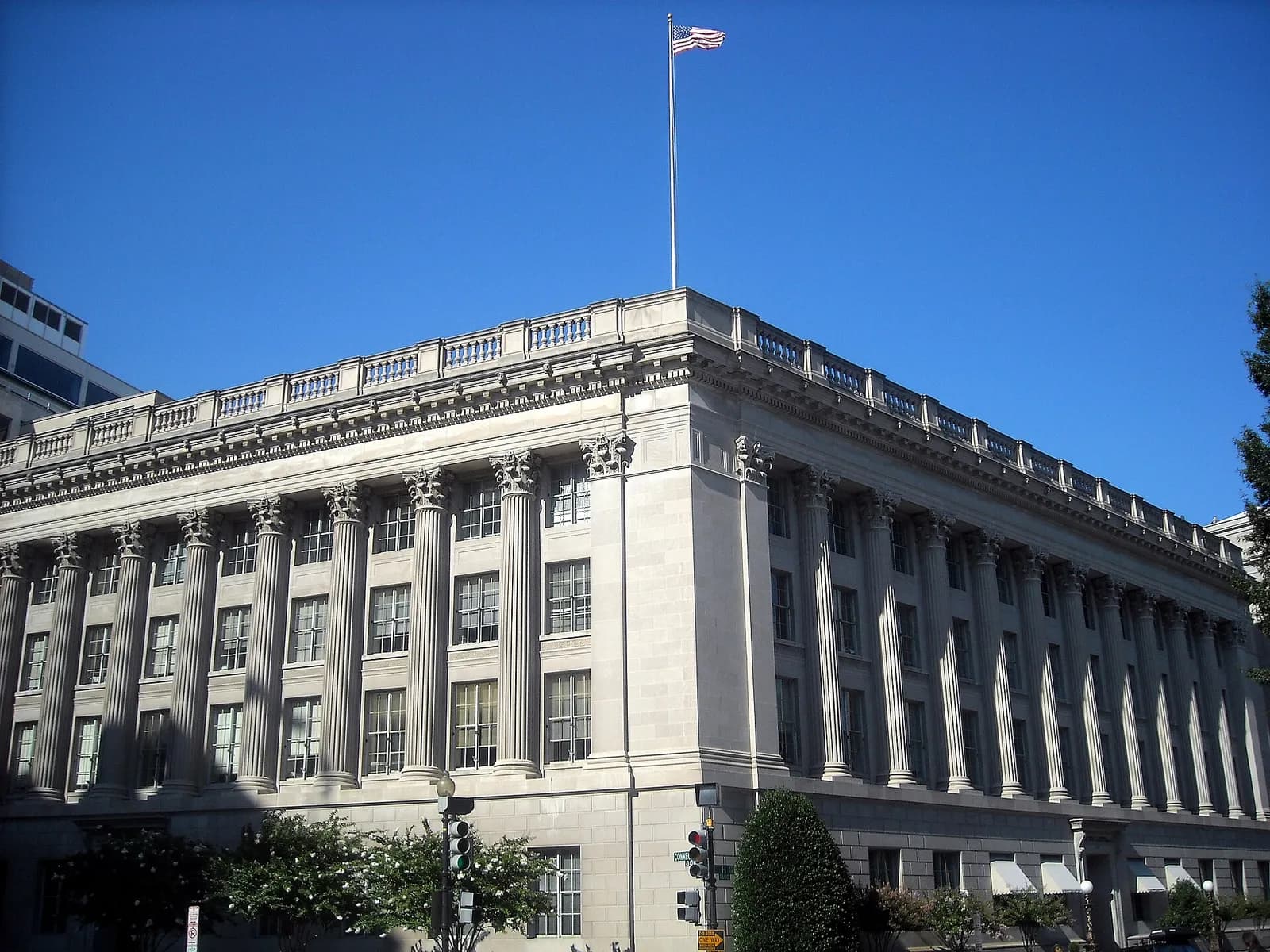 The U.S. Chamber of Commerce headquarters building in Washington, D.C.