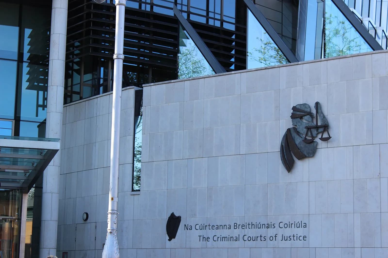 Exterior of Dublin’s Criminal Courts of Justice building