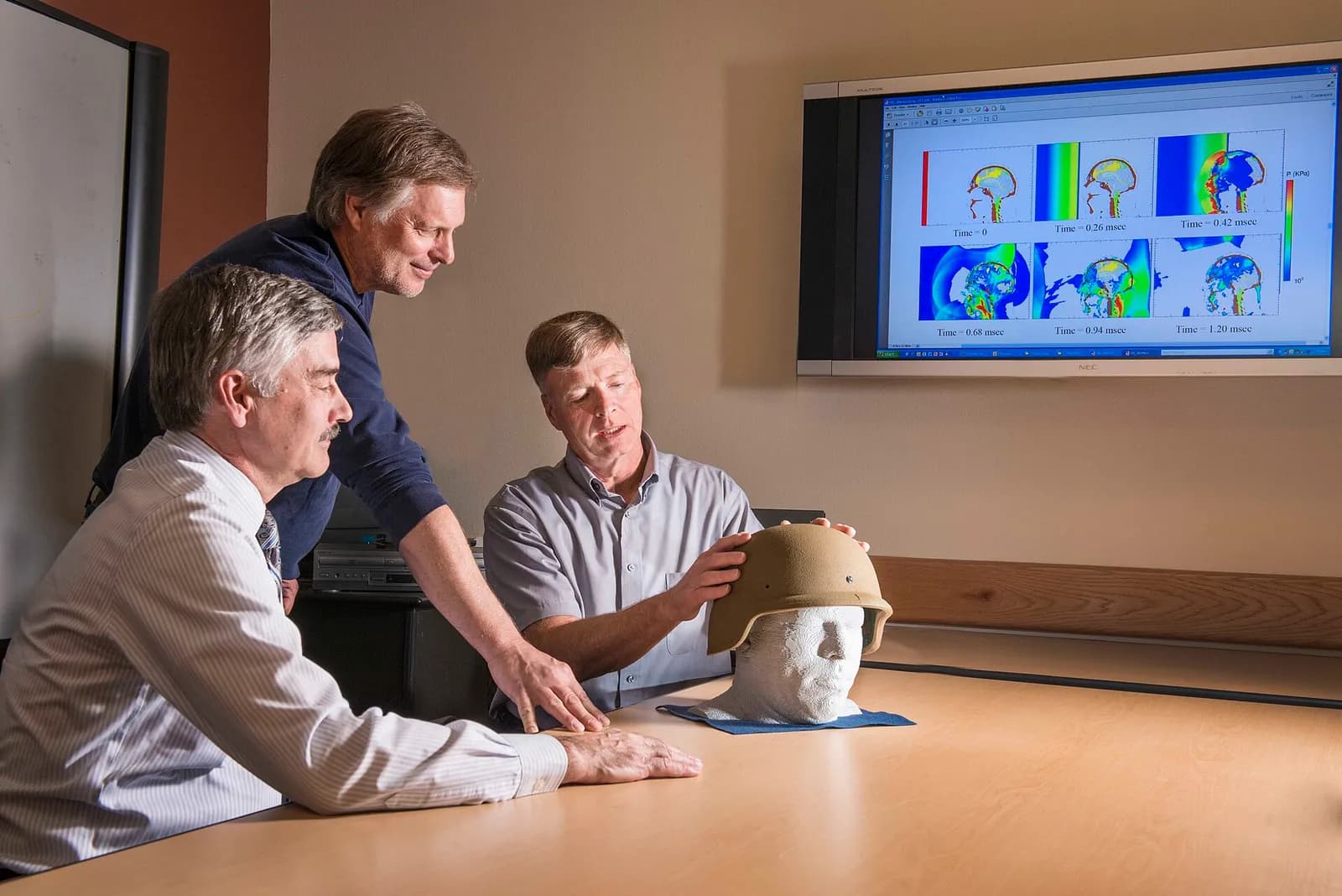 Researchers from Sandia National Laboratory and the University of New Mexico Health Sciences Center discuss traumatic brain injury research.
