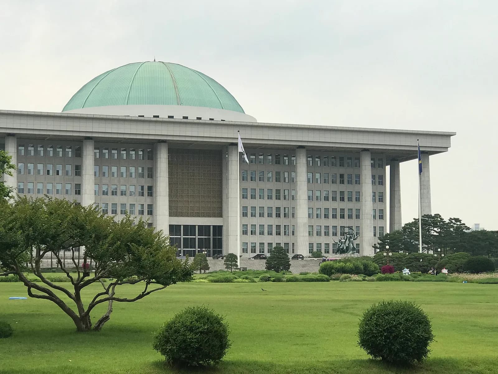 The National Assembly building in Seoul, South Korea.