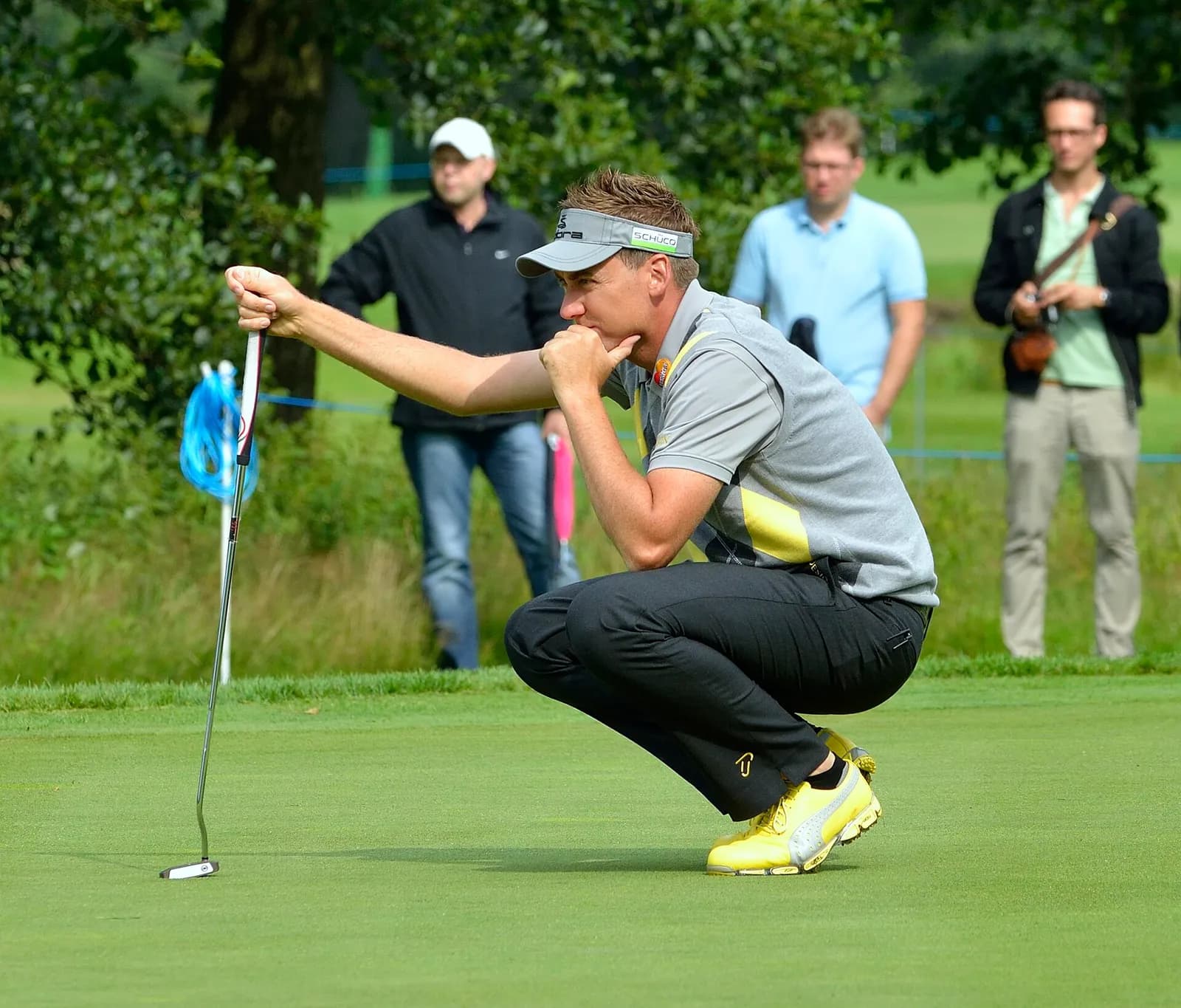 Ian Poulter playing golf at the Schüco Open 2012.