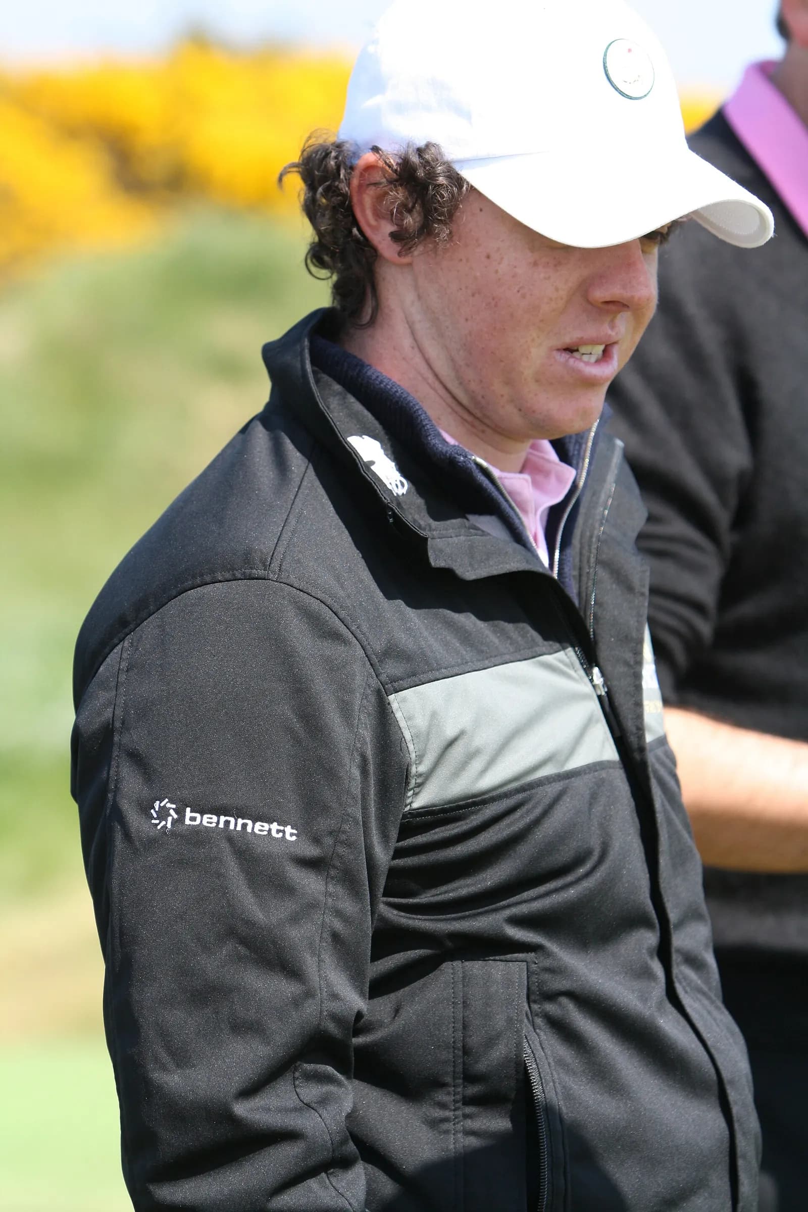 Profile portrait of golfer Rory McIlroy
