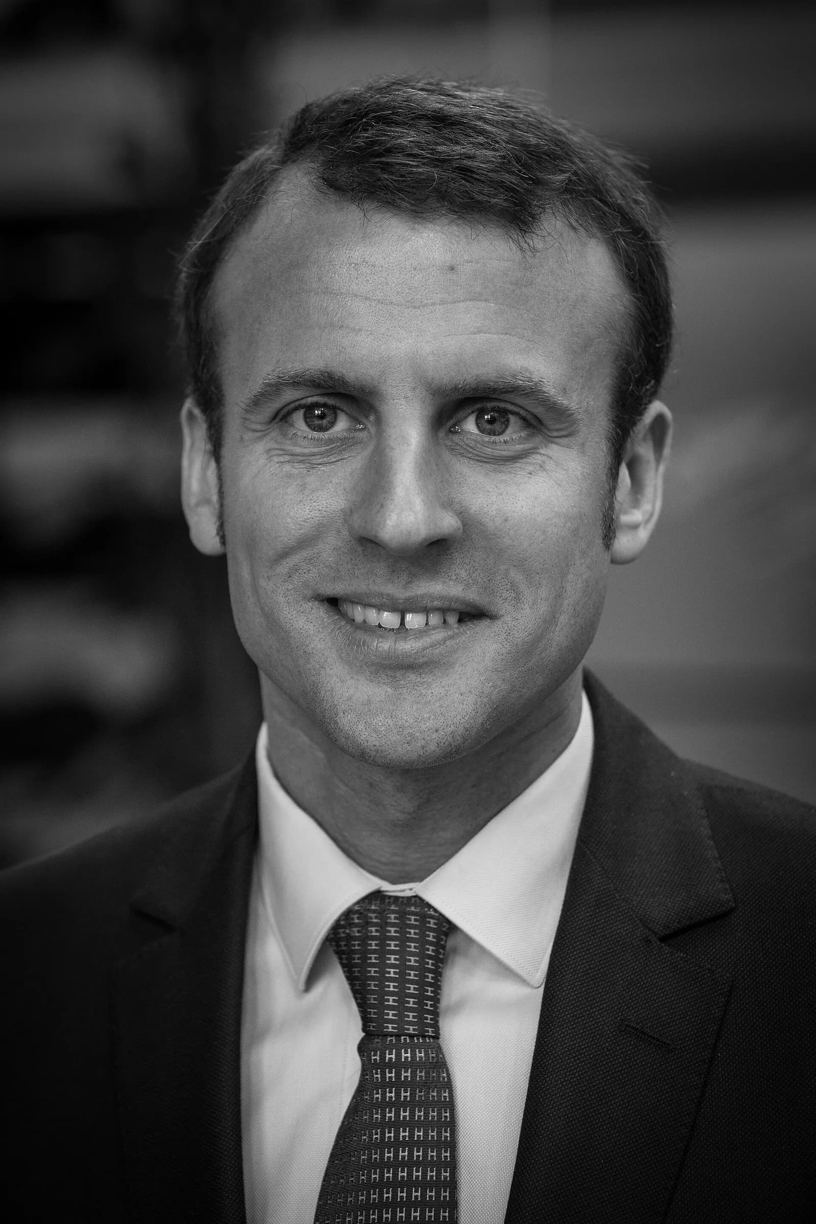 Emmanuel Macron in a 2015 portrait.