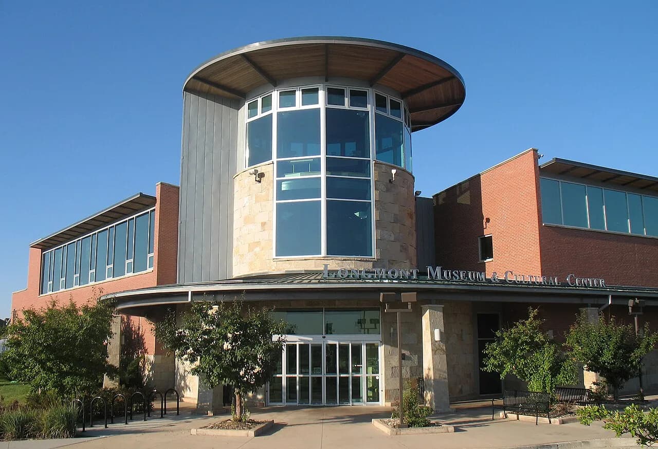 Exterior of the Longmont Museum and Cultural Center in Longmont, Colorado