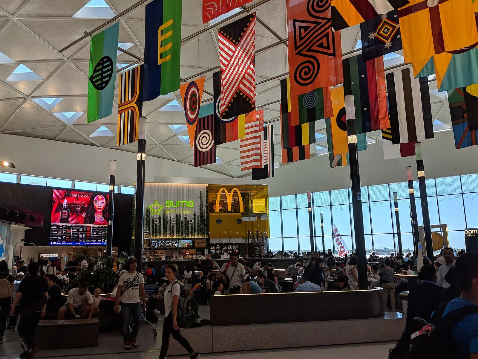 View of Sydney Airport Terminal 1.