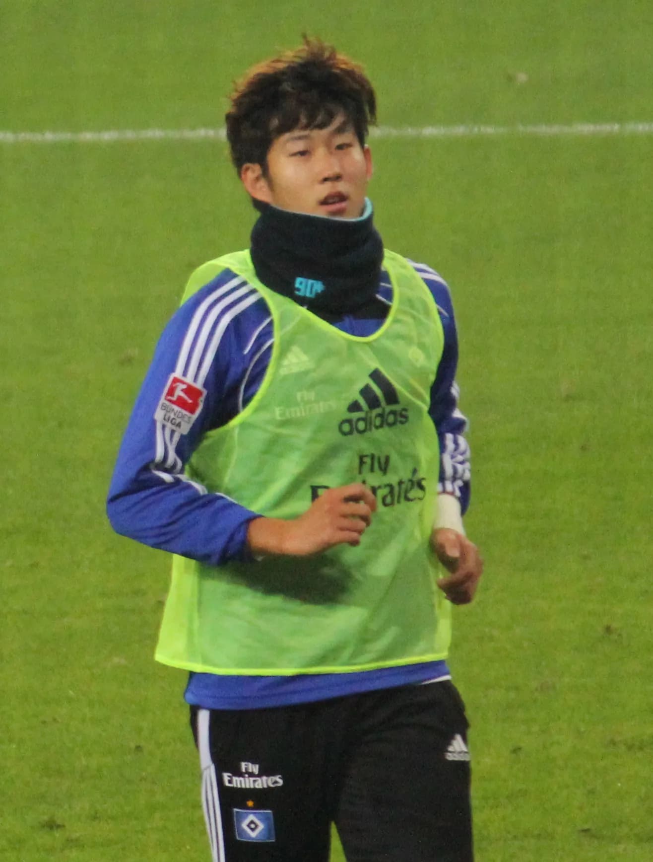Son Heung-min, South Korean football player for Hamburger SV, in a file photograph.