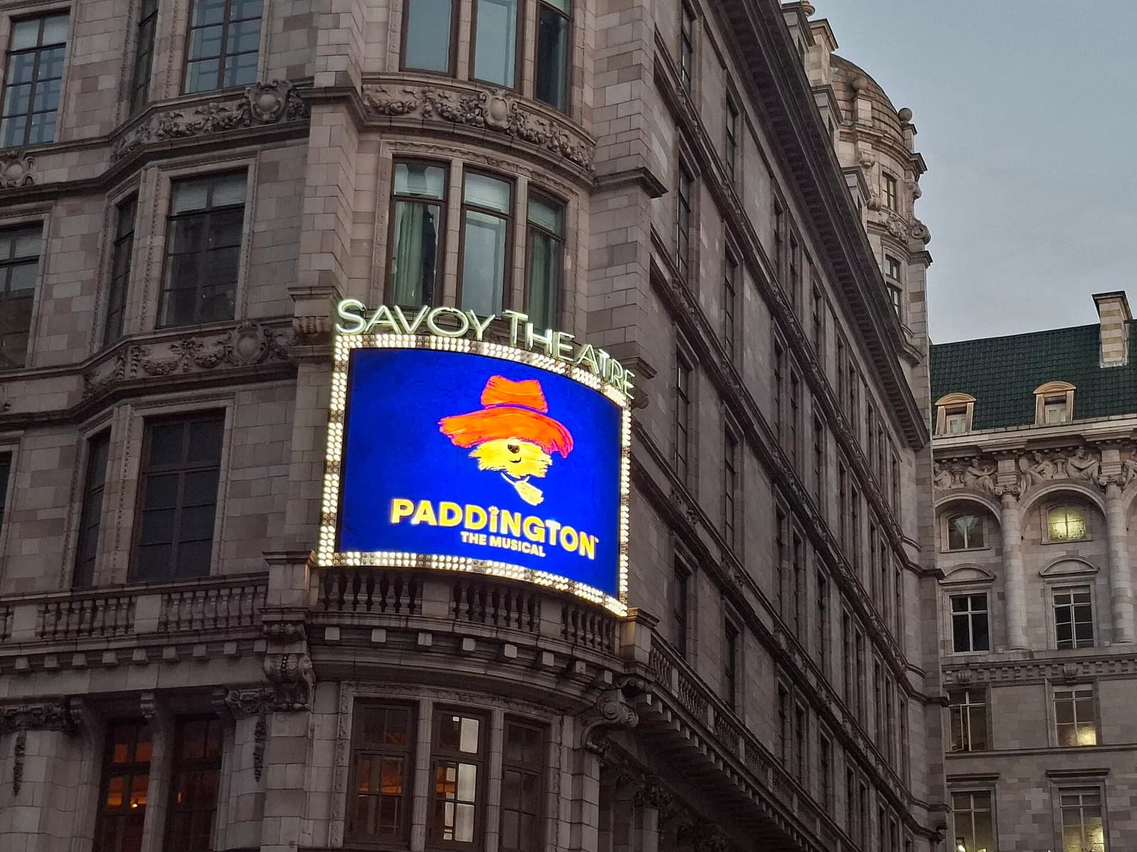 Paddington: The Musical at the Savoy Theatre in London.