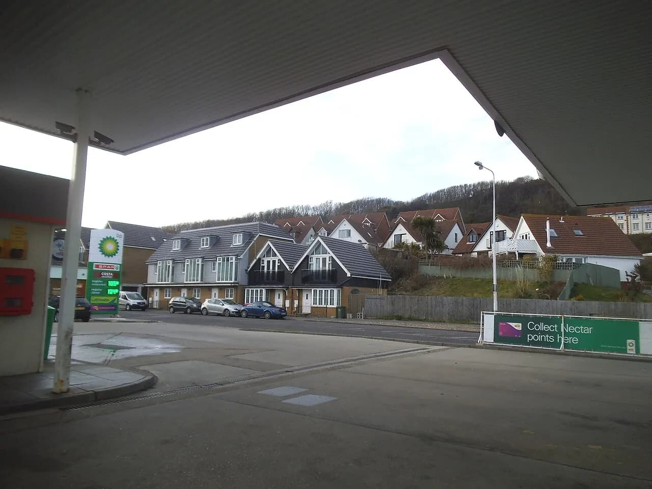 BP petrol station on Seabrook Road in Hythe, Kent