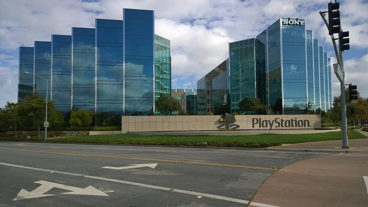 Sony Interactive Entertainment headquarters building in San Mateo, California, photographed in 2016