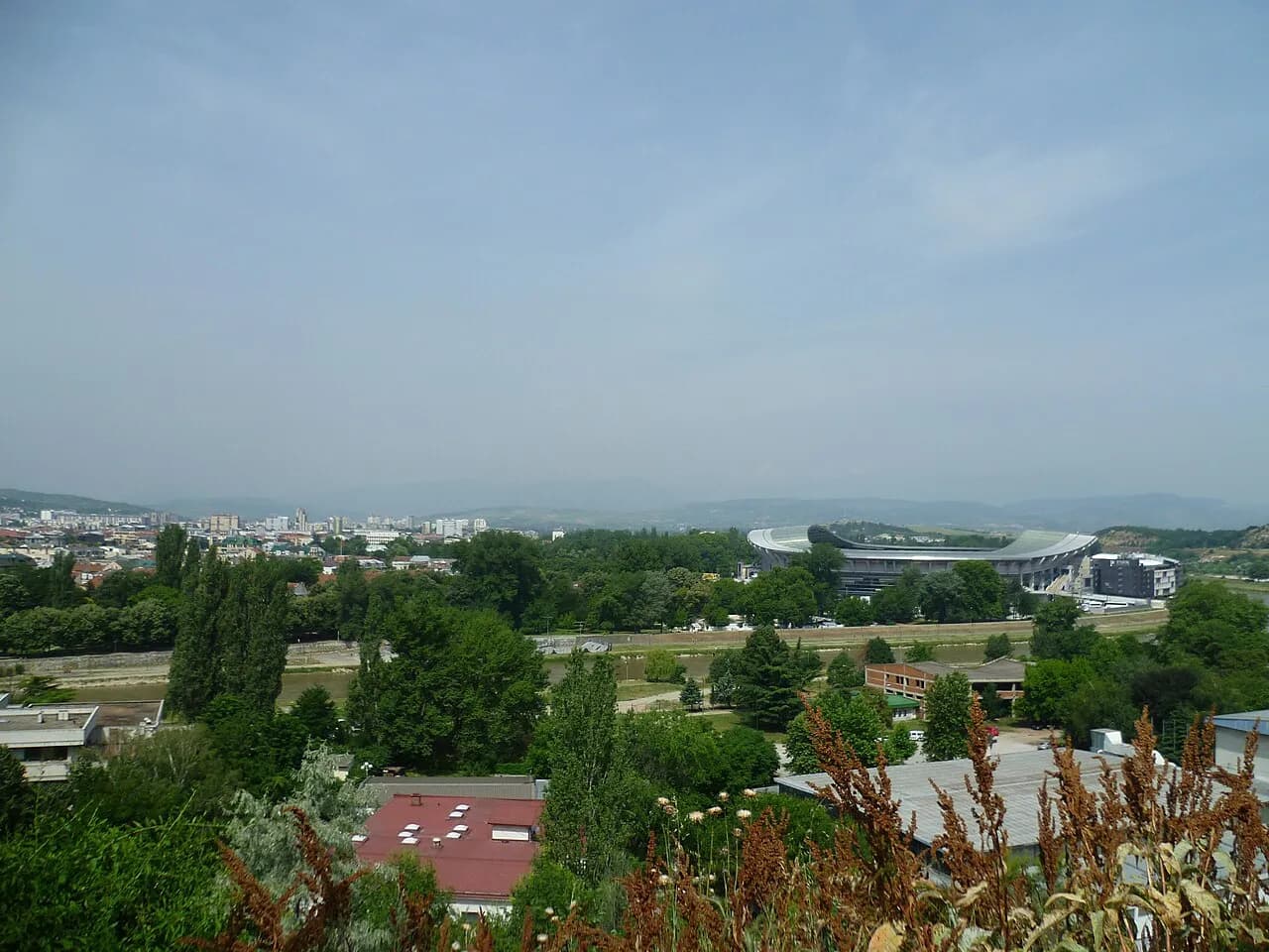 View of Toše Proeski Arena in Skopje