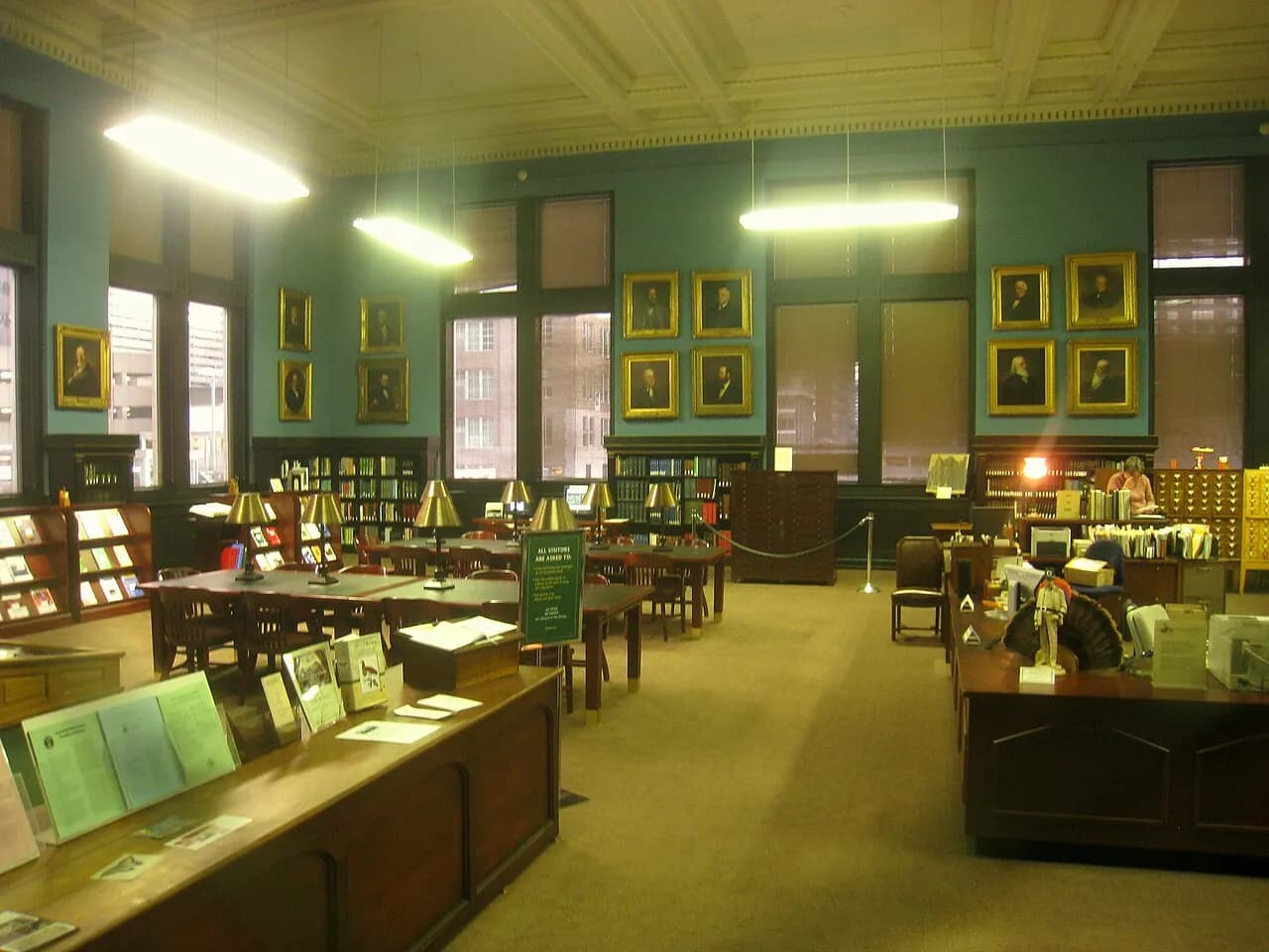 An exhibit inside the Academy of Natural Sciences in Philadelphia in 2010