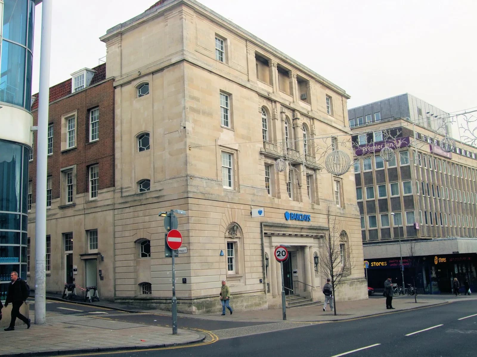 Exterior of a Barclays Bank branch on North Street in Brighton
