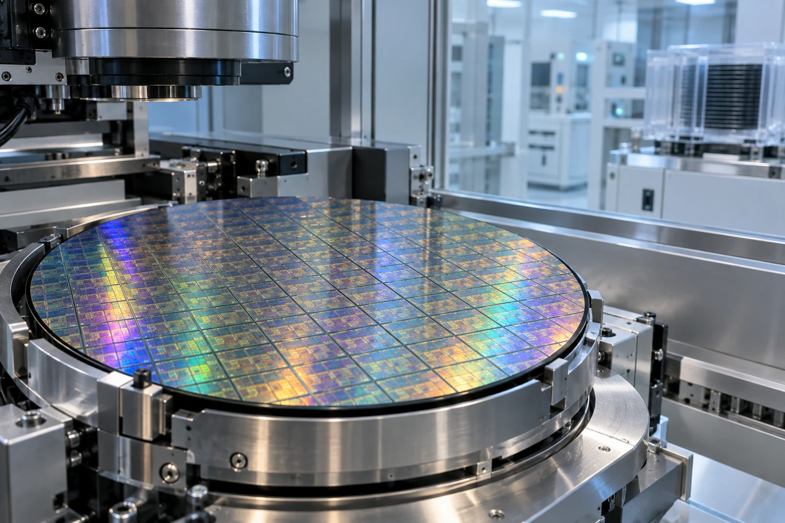 Concept illustration of semiconductor manufacturing