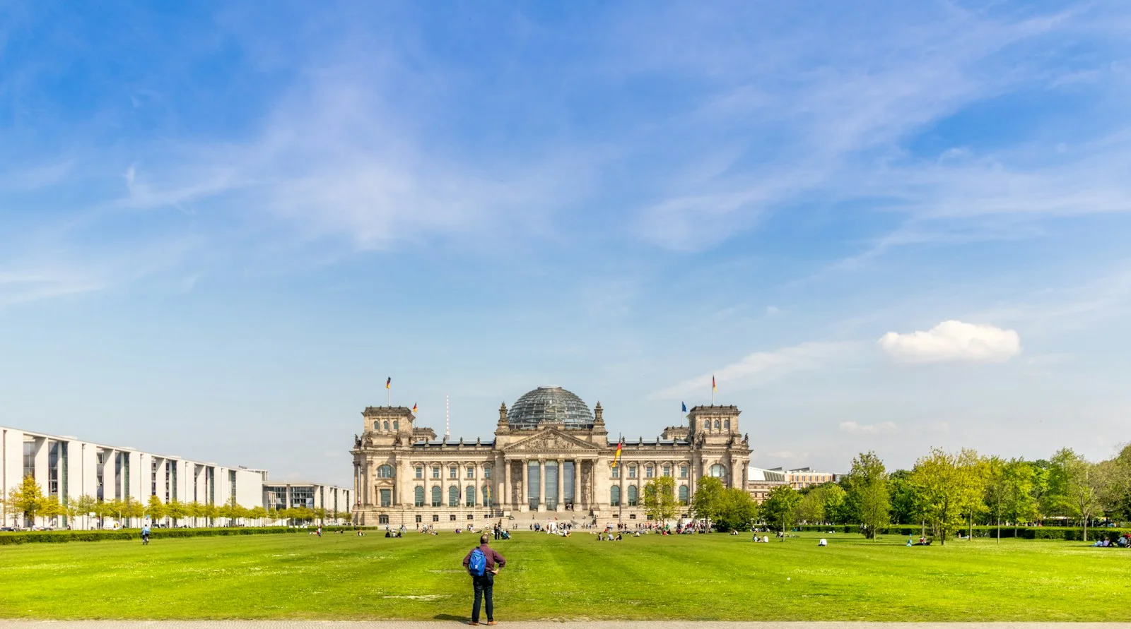The Reichstag building in Berlin
