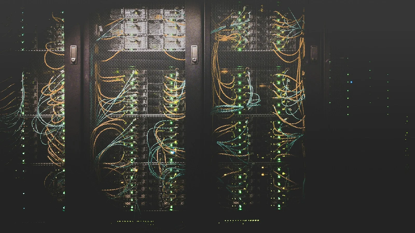 Server networking equipment at the University of Washington in Seattle